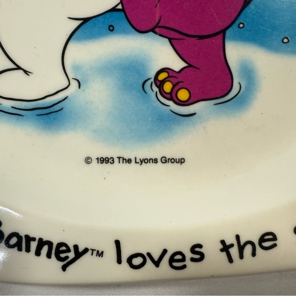 Barney Snowman Plate - Multicolor - Picture 3 of 8